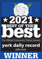 Winner of the Best of the Best York Daily Record in 2021 for Therapeutic Massage